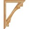 Ekena Millwork Merced Slat Rough Sawn Bracket, Western Red Cedar, 4"W x 36"D x 48"H BKT04X36X48MRC06RWR - alternate 4